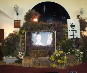 Blommeprag met boodskap